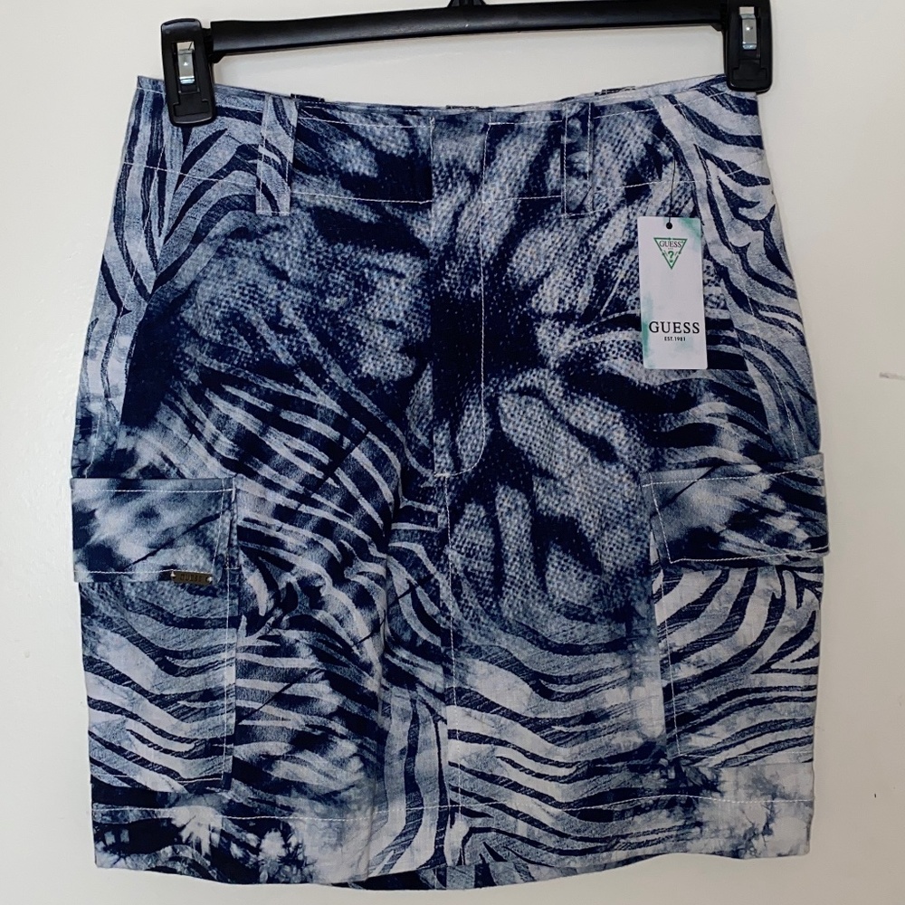 Guess Safari Cargo Skirt Size 4